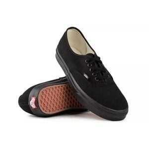 Vans Authentic Black Canvas Casual Skate Shoe/Sneaker Men’s 5/ Women’s 6.5‎